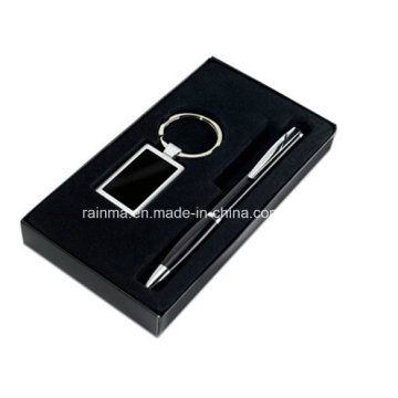 Business Promotional Gift Set with Key Chain and Pen